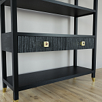 Стеллаж с двумя ящиками Elsa Dreams Black варинант исполнения - 2 | Loft Concept в Грозном