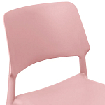 Пластиковый стул на ножках из массива бука Ferret Pink варинант исполнения - 5 | Loft Concept в Грозном