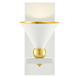 Бра с бело-золотыми плафоном в форме конуса Light Source варинант исполнения - 2 | Loft Concept в Грозном