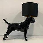 Лампа COLLECTION OF DOGS с абажуром Бультерьер варинант исполнения - 9 | Loft Concept в Грозном