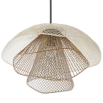 Подвесной светильник Beige Gold Mesh Lampshade Hanging Lamp варинант исполнения - 3 | Loft Concept в Грозном