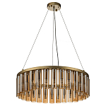 Люстра со стеклянными цилиндрическими плафонами Luminous Cylinders Amber Round варинант исполнения - 4 | Loft Concept в Грозном
