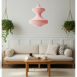 Подвесной вязаный розовый светильник «Моника» варинант исполнения - 5 | Loft Concept в Грозном