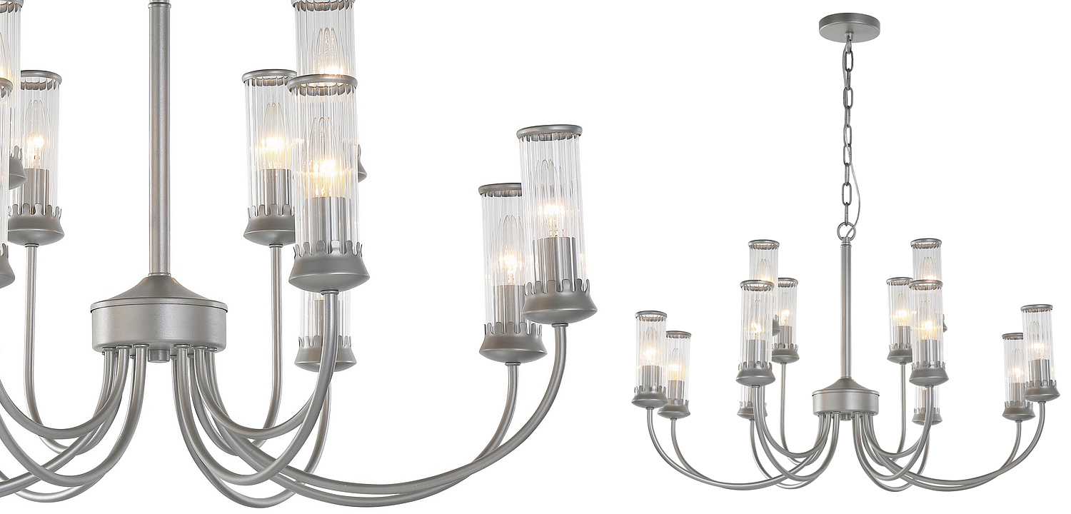 Люстра Morgane Chandelier silver 78 Люстра Morgane Chandelier silver 78 - Loft-Concept в Грозном