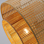 Подвесной светильник с абажуром из плтеного бамбука Light Inside the Cell варинант исполнения - 5 | Loft Concept в Грозном