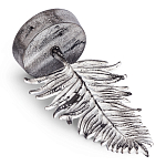 Статуэтка Metal Flowers античная платина варинант исполнения - 2 | Loft Concept в Грозном