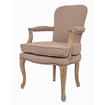 Кресло Aubrey Classical Armchair brown flax варинант исполнения - 3 | Loft Concept в Грозном