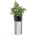 Кашпо Elevated Planters Сlive 59 черное  варинант исполнения - 2 | Loft Concept в Грозном