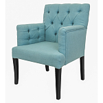 Кресло Addison Chic Armchair blue flax варинант исполнения - 3 | Loft Concept в Грозном