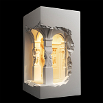 Встраиваемый в стену гипсовый светильник под покраску с колоннами и арками в античном стиле Antiquity Athena варинант исполнения - 5 | Loft Concept в Грозном