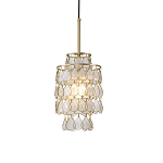 Подвесной светильник с декором из натуральной морской ракушки Iridescent Light варинант исполнения - 1 | Loft Concept в Грозном