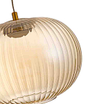 Подвесной светильник с янтарным рифленым стеклянным плафоном Ferm Living варинант исполнения - 6 | Loft Concept в Грозном