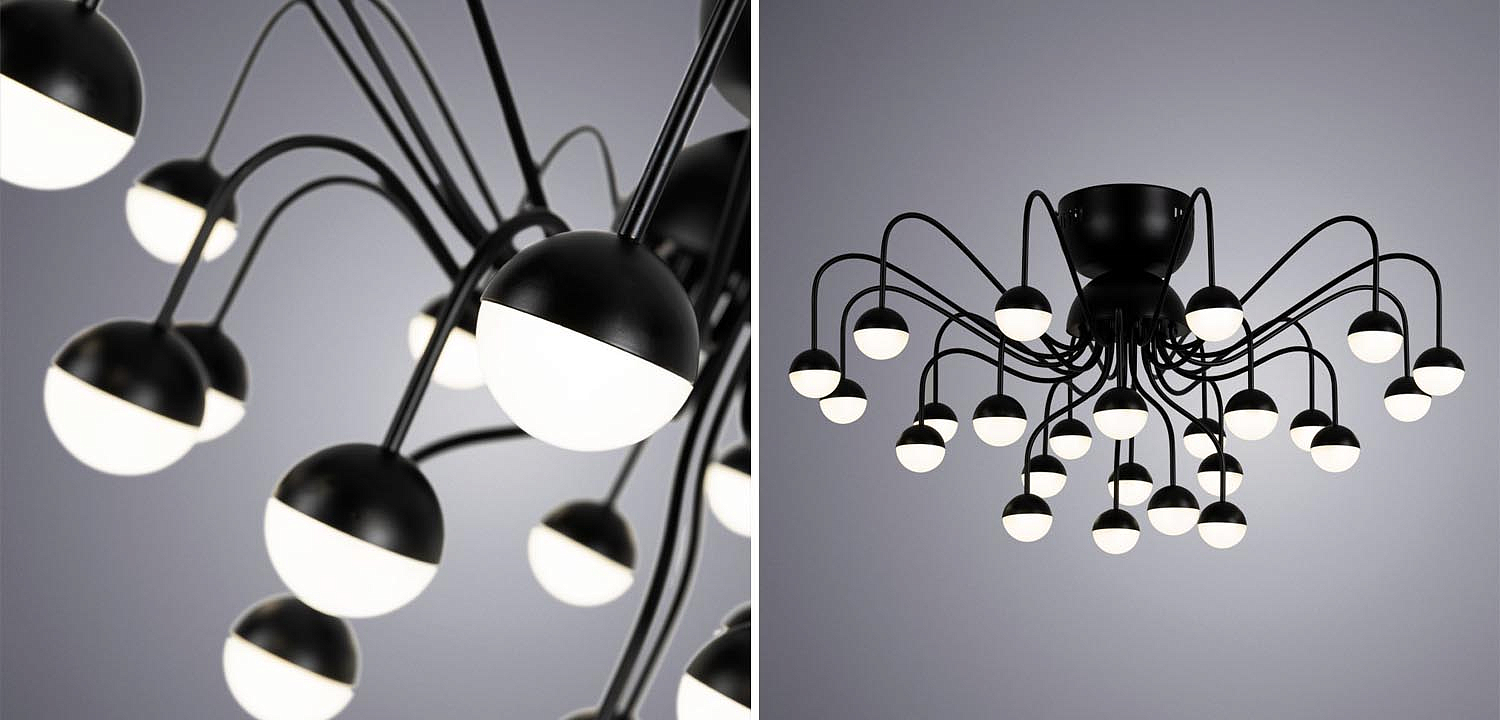 Потолочная люстра Vilelme Chandelier black Потолочная люстра Vilelme Chandelier black - Loft-Concept в Грозном