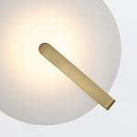 Потолочный светильник в форме плоского диска из белого матового стекла Eurofase варинант исполнения - 4 | Loft Concept в Грозном