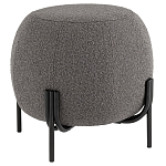 Пуф в ткани букле темно-серого цвета Pikelet варинант исполнения - 1 | Loft Concept в Грозном