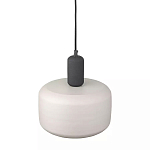 Подвесной светильник с круглым бежевым плафоном Quentin варинант исполнения - 3 | Loft Concept в Грозном