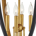 Подвесной светильник в форме фонаря чёрного цвета Black Lantern варинант исполнения - 2 | Loft Concept в Грозном