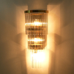 Бра с золотистым основанием и прозрачными трубками Nembus варинант исполнения - 6 | Loft Concept в Грозном