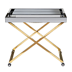 Стол сервировочный с зеркальной столешницей Splendid Serving Table варинант исполнения - 1 | Loft Concept в Грозном