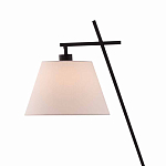 Торшер с черным наклонным корпусом и конусовидным абажуром Black Tripod варинант исполнения - 1 | Loft Concept в Грозном