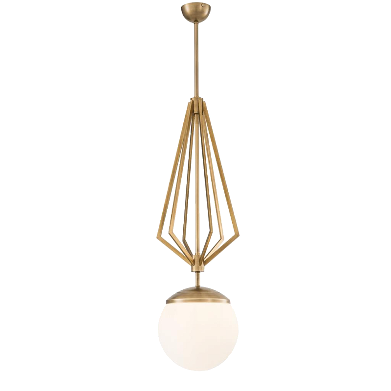 Люстра Chandelier Gigolo Латунь Античная полированная Белый Люстра Chandelier Gigolo Латунь Античная полированная Белый в Грозном | Loft Concept