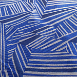 Мебельная ткань Жаккард синий принт 140 см T2-132 варинант исполнения - 1 | Loft Concept в Грозном