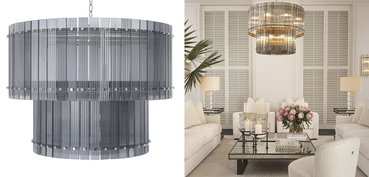 Люстра Eichholtz Chandelier Ruby L smoke - Loft-Concept в Грозном