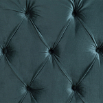 Кровать двуспальная зеленая с основанием из массива дерева с мягким изголовьем Velour Beds варинант исполнения - 2 | Loft Concept в Грозном