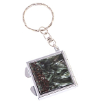 Зеркало брелок складное двухстороннее из натурального камня Серафинит Stone Mirrors варинант исполнения - 5 | Loft Concept в Грозном