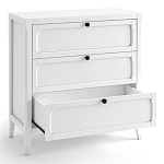 Комод с 3-мя ящиками белый Silva White Chest of Drawers варинант исполнения - 3 | Loft Concept в Грозном