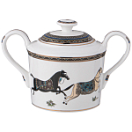 Чайный сервиз из фарфора с изображением лошадей на 6 персон 15 предметов Porcelain Horse Set  варинант исполнения - 3 | Loft Concept в Грозном