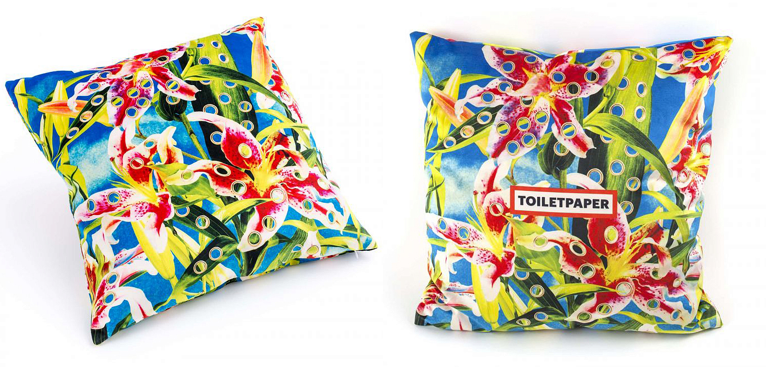 Подушка Seletti Cushion Flower with holes Подушка Seletti Cushion Flower with holes - Loft-Concept в Грозном