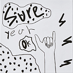 Плитка с узором Граффити 3 варинант исполнения - 3 | Loft Concept в Грозном