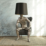 Лампа MALE MANNEQUIN LAMP с абажуром варинант исполнения - 3 | Loft Concept в Грозном
