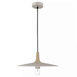 Подвесной светильник круглый в сочетании дерева и металла Space варинант исполнения - 1 | Loft Concept в Грозном