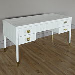 Письменный стол с 4-мя ящиками Elsa Dreams White варинант исполнения - 1 | Loft Concept в Грозном