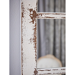 Зеркало-окно с эффектом старения в венецианском стиле Venetian White Mirror варинант исполнения - 7 | Loft Concept в Грозном