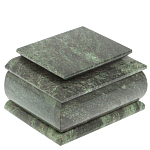 Шкатулка с зеркалом из натурального камня змеевик Stone Casket варинант исполнения - 2 | Loft Concept в Грозном