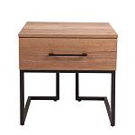 Тумба прикроватная с ящиком в стиле лофт Urban Style Space варинант исполнения - 3 | Loft Concept в Грозном