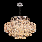 Люстра хрустальная в неоклассическом стиле на серебристом каркасе Majesty варинант исполнения - 1 | Loft Concept в Грозном