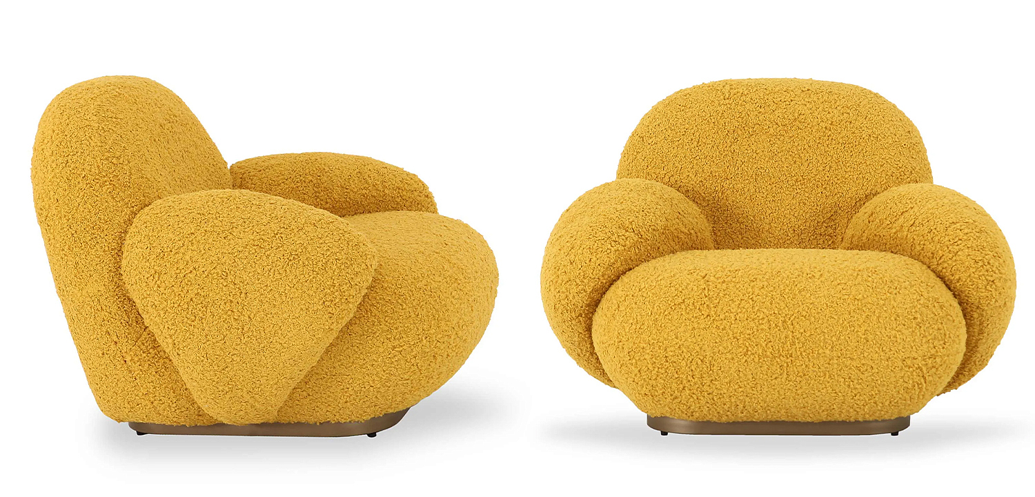 Кресло Chloe Yellow Armchair Кресло Chloe Yellow Armchair - Loft-Concept в Грозном