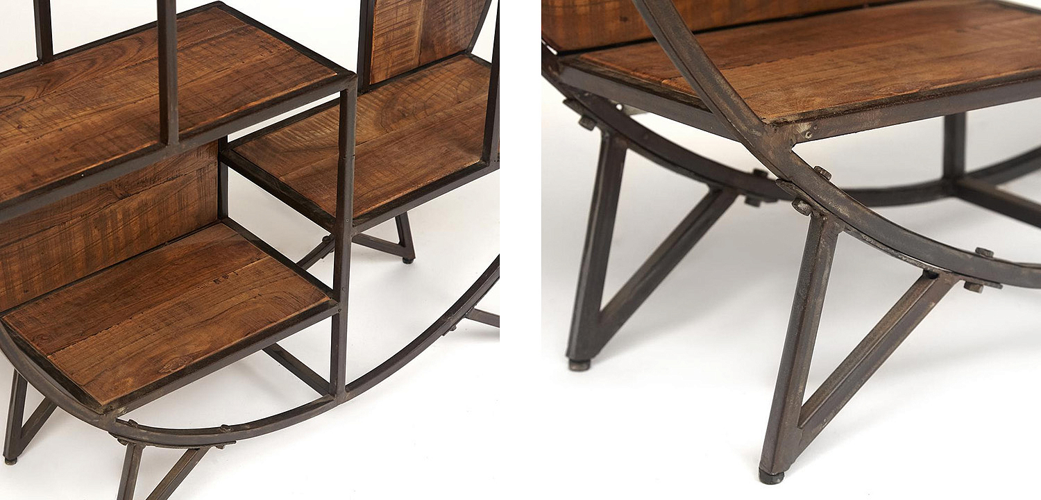 Стеллаж Acacia Shelving Renfrey Стеллаж Acacia Shelving Renfrey - Loft-Concept в Грозном