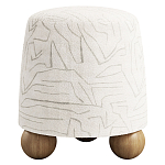 Пуф Wakonda ножки с деревянными шариками  варинант исполнения - 1 | Loft Concept в Грозном