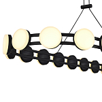 Люстра овальная с круглыми светодиодными источниками света Maxine Light варинант исполнения - 12 | Loft Concept в Грозном