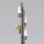 Торшер светодиодный с серым металлическим каркасом Generosity варинант исполнения - 2 | Loft Concept в Грозном