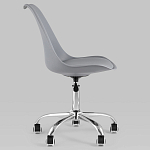 Офисный стул на металлическом основании EGGERY Grey пластик варинант исполнения - 2 | Loft Concept в Грозном