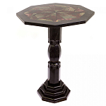 Кофейный стол из натуральных камней Змеевик и Яшма Natural Stone Tables варинант исполнения - 3 | Loft Concept в Грозном