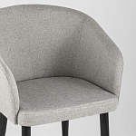 Мягкое кресло на металлических ножках Shaggy Grey варинант исполнения - 6 | Loft Concept в Грозном