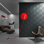 Гипсовая 3D Панель M-37 варинант исполнения - 2 | Loft Concept в Грозном