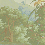 Обои ручная роспись Le Brésil Pastel варинант исполнения - 2 | Loft Concept в Грозном